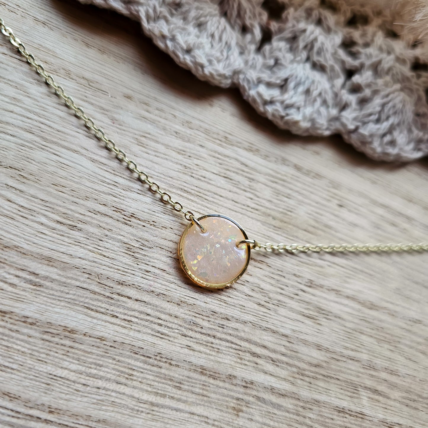 Clay Opal Framed Necklace