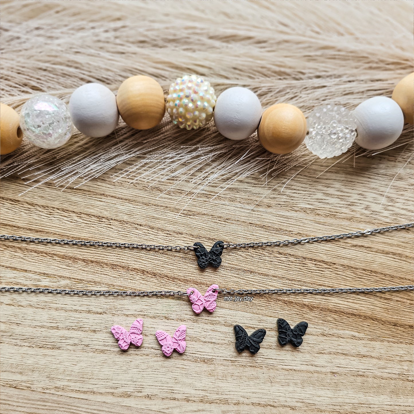 Mini Lace Butterfly STUDS ONLY