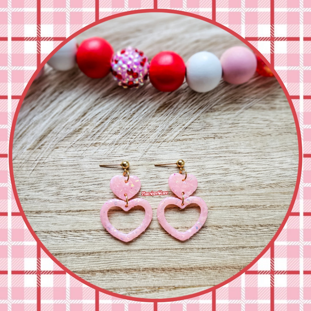 Pink Opal Dangle