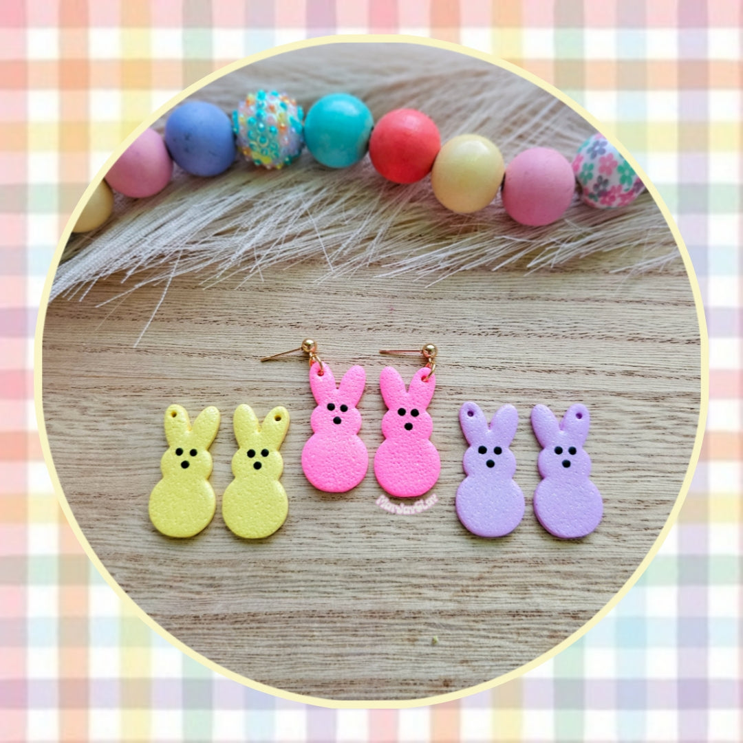 Colorful Bunny Dangles