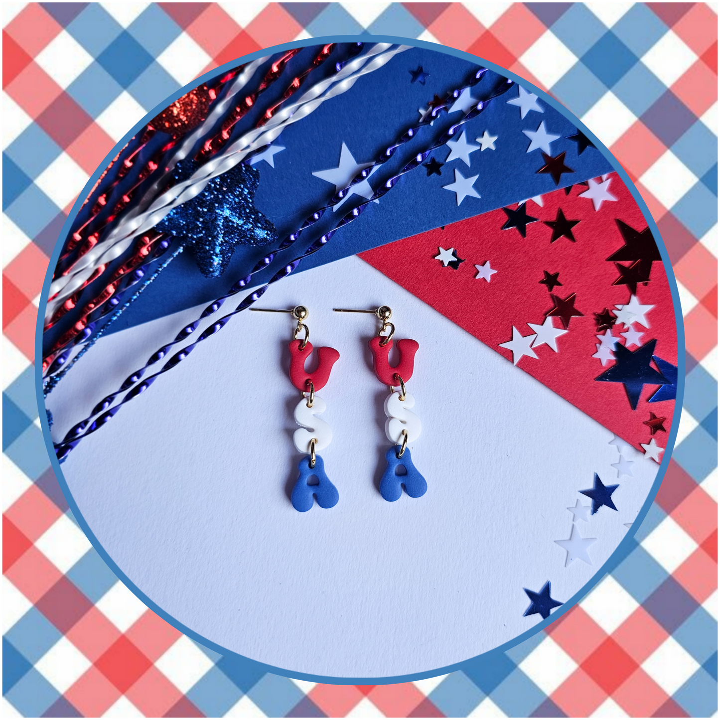 USA Tiered Dangles