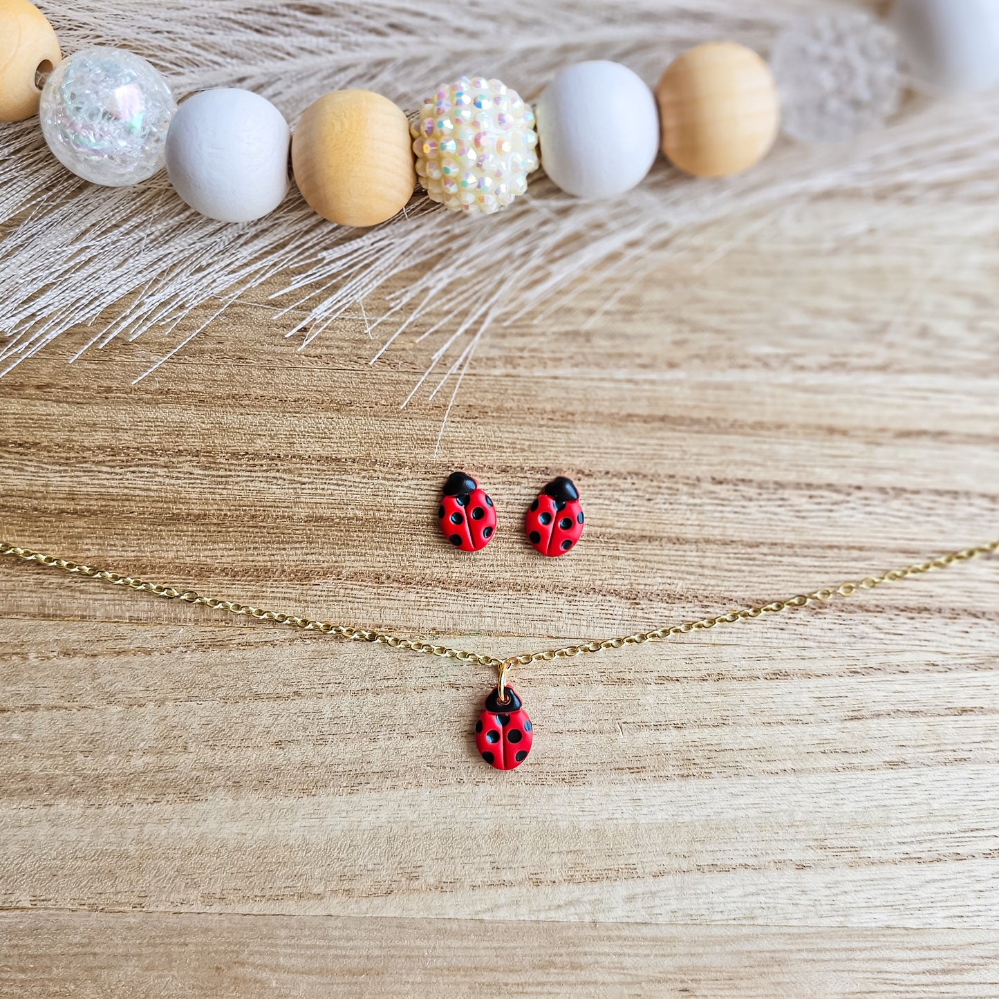 Ladybug STUDS ONLY