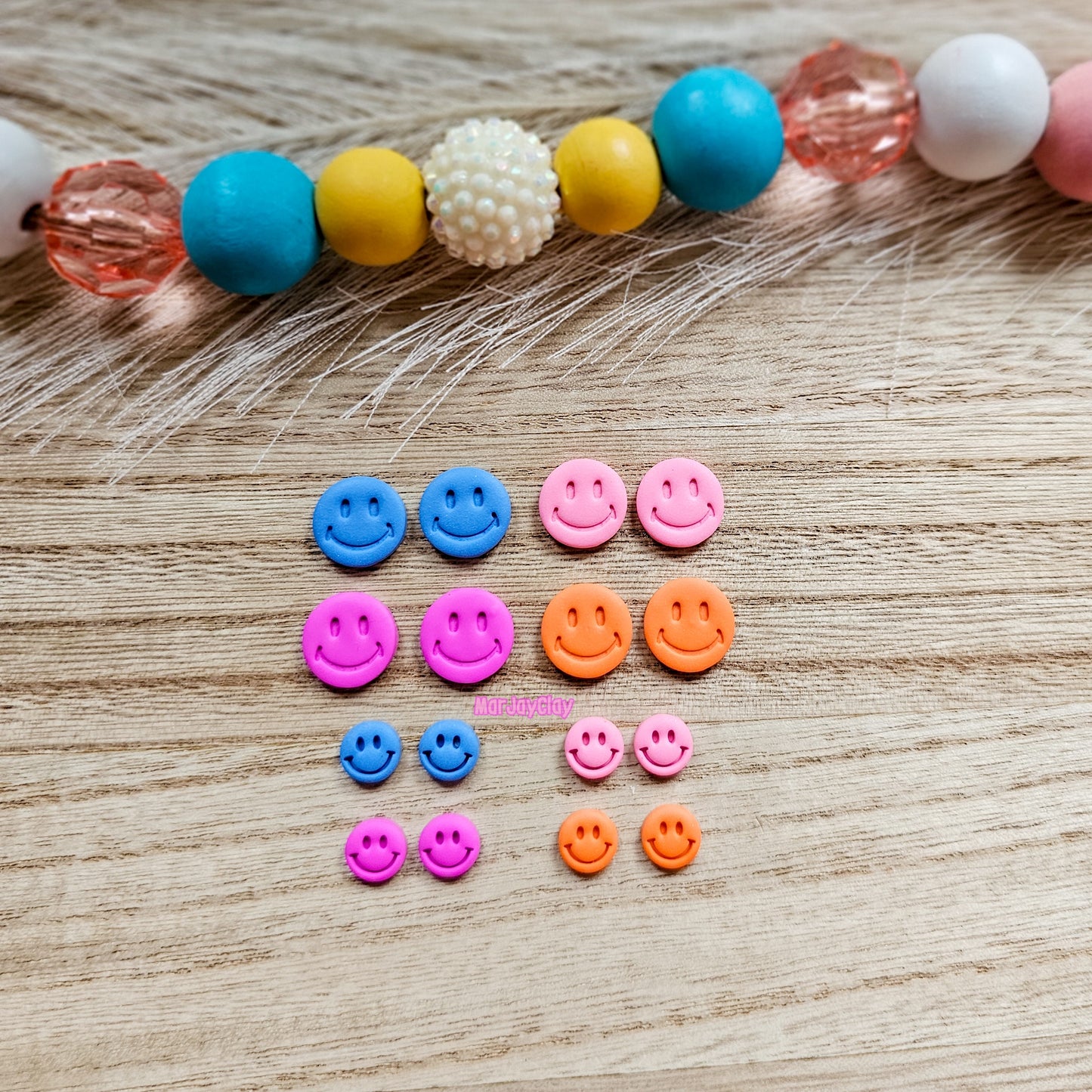 Happy Face Studs