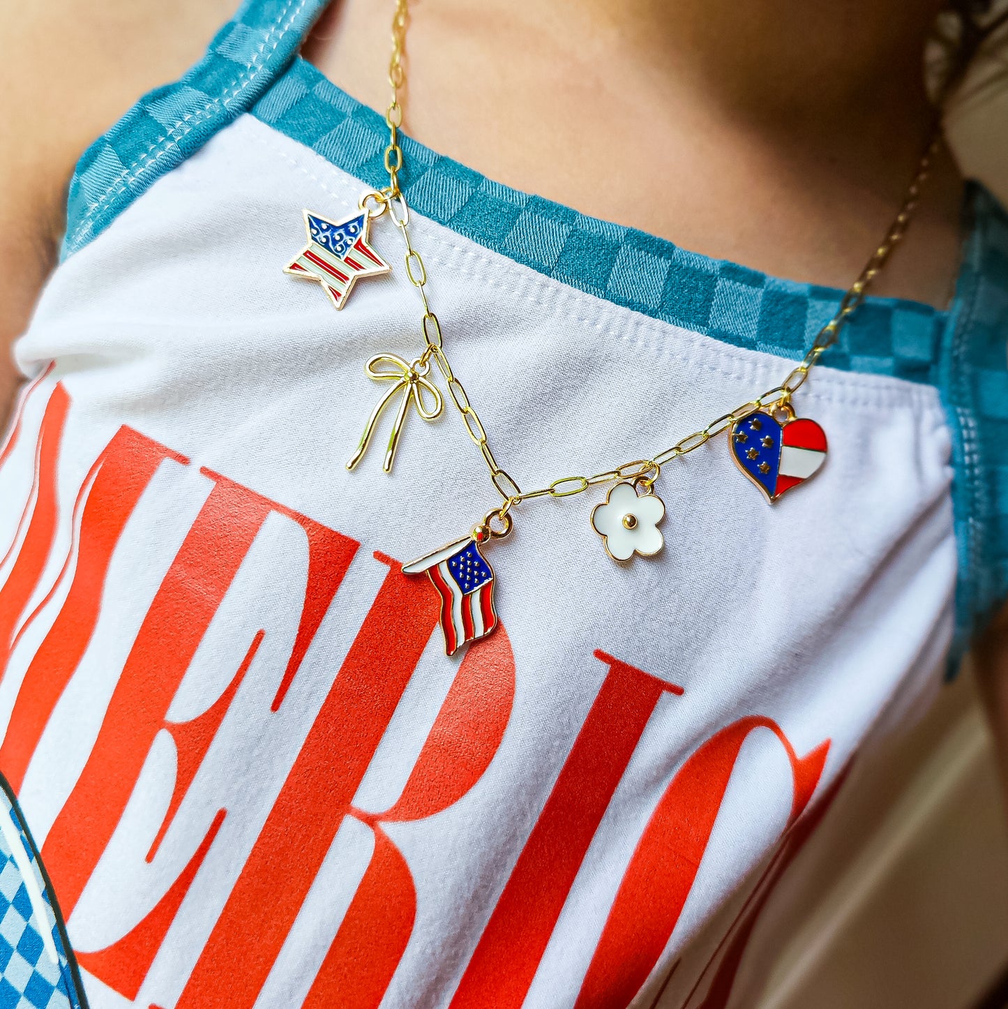 RWB Charm Necklace