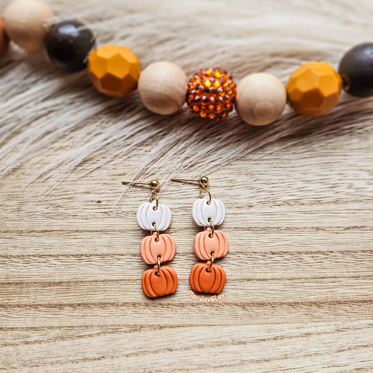 Pumpkin Trio Dangle