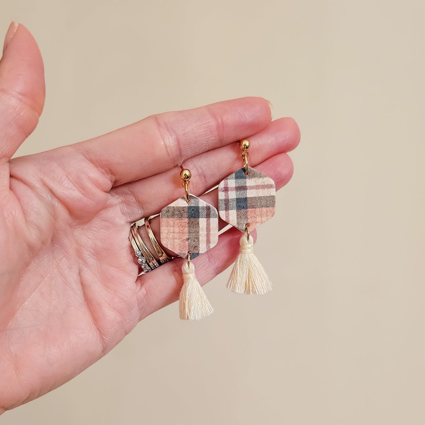 Plaid Tassel