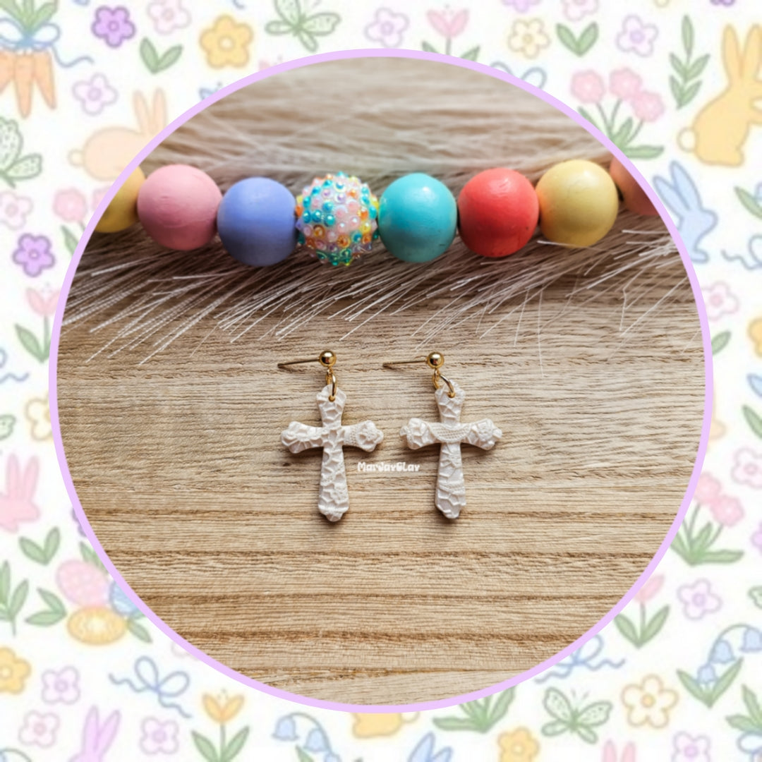 Simple Lace Cross