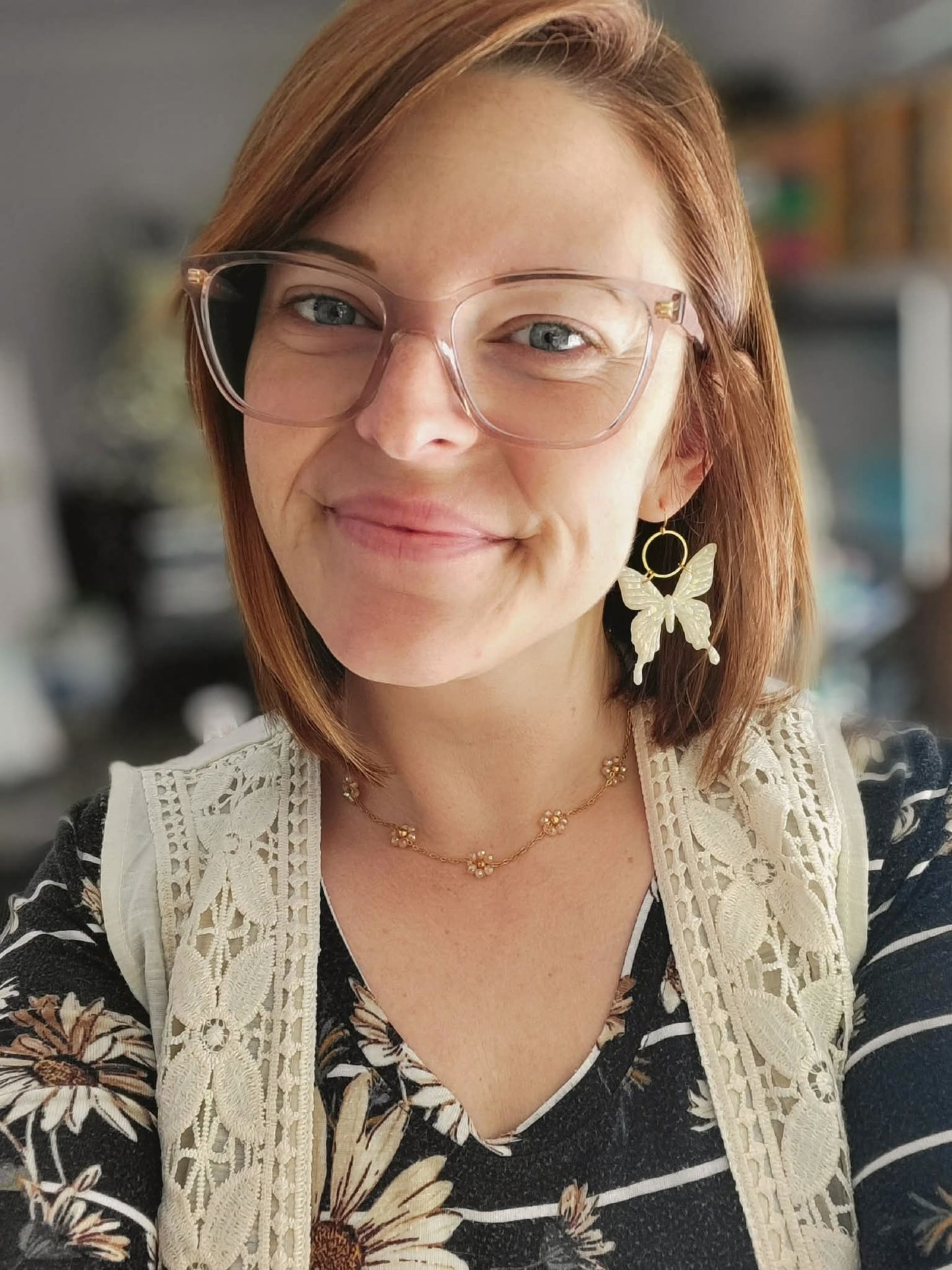 Beaded Flower Necklaces