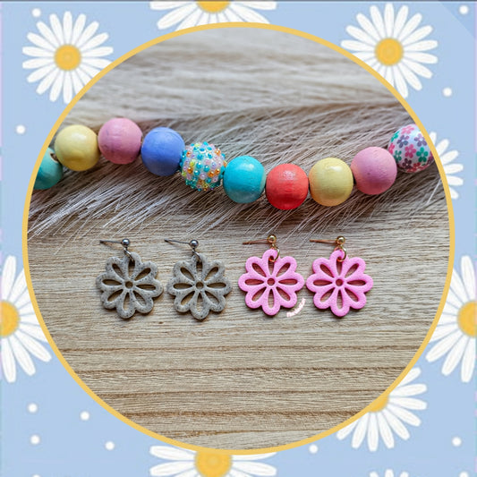 Flower Cutout Dangles