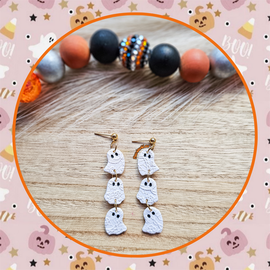 Dancing Lace Ghosts Dangles