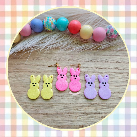 Colorful Bunny Dangles