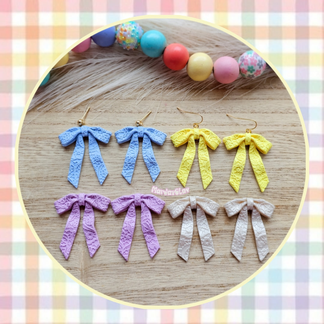 Droopy Bow Dangles