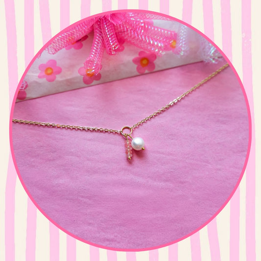 Dainty Beaded Charm Necklace