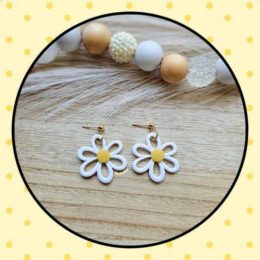 Daisy Cutout Dangles