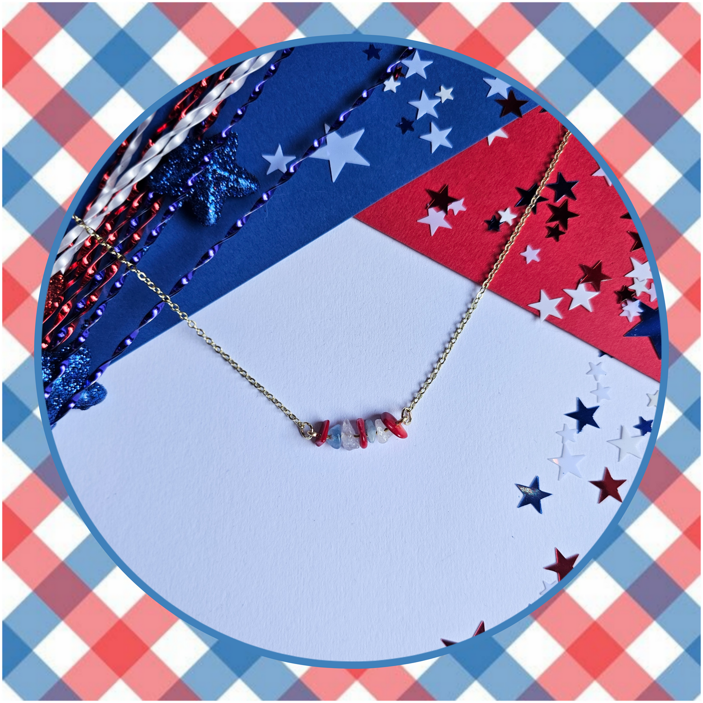 RWB Stone Necklace