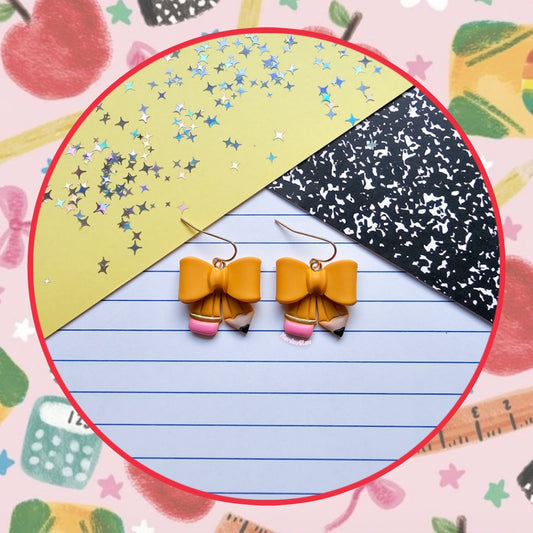 Pencil Bow Dangles