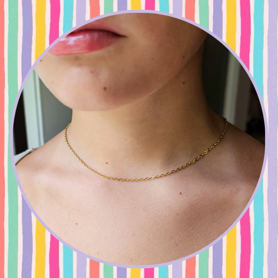 *Deal Of The Day* Textured Cabel Chain