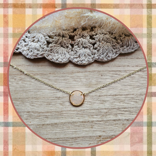 Clay Opal Framed Necklace