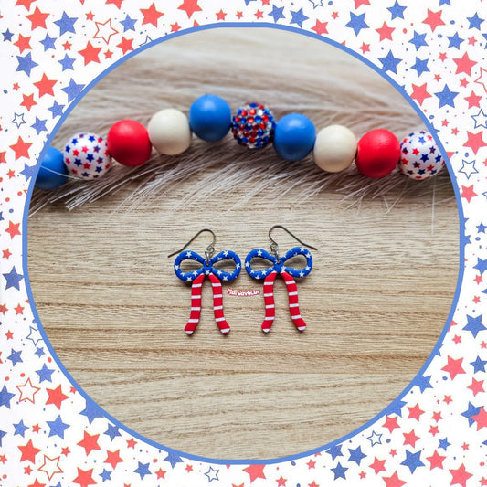 Flag Bow Dangles