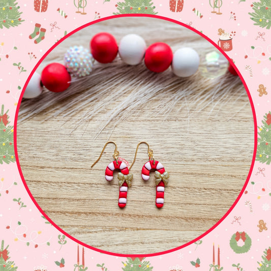 Candy Cane w/ Bow