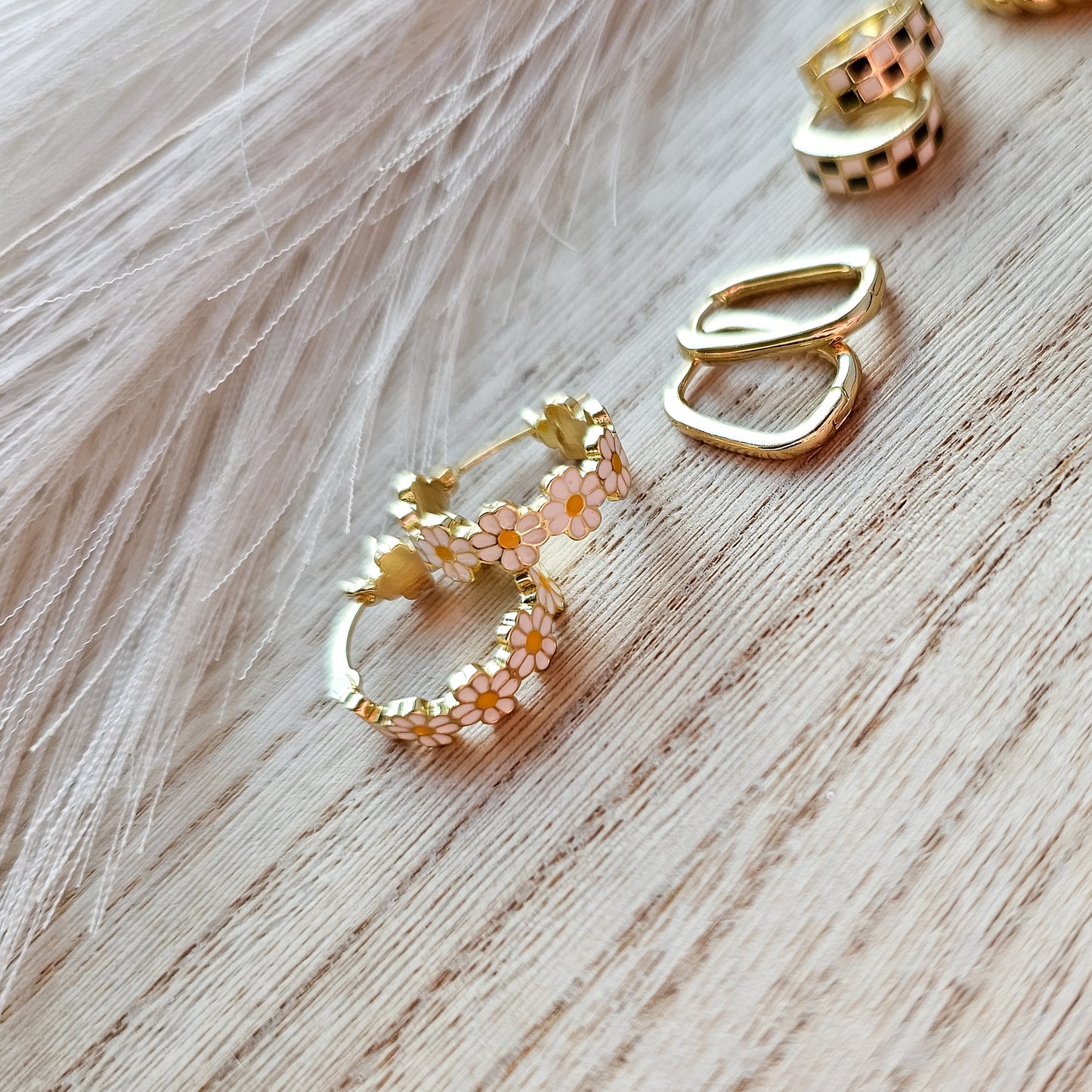 18k Gold Plated Hoops