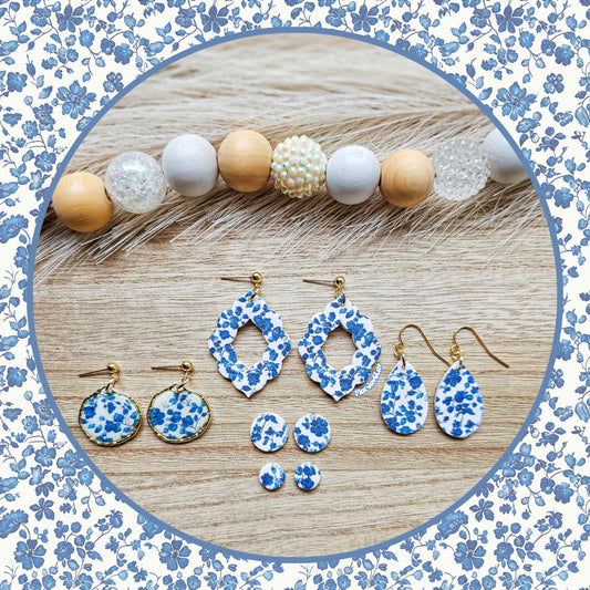 Vintage Blue Floral Collection