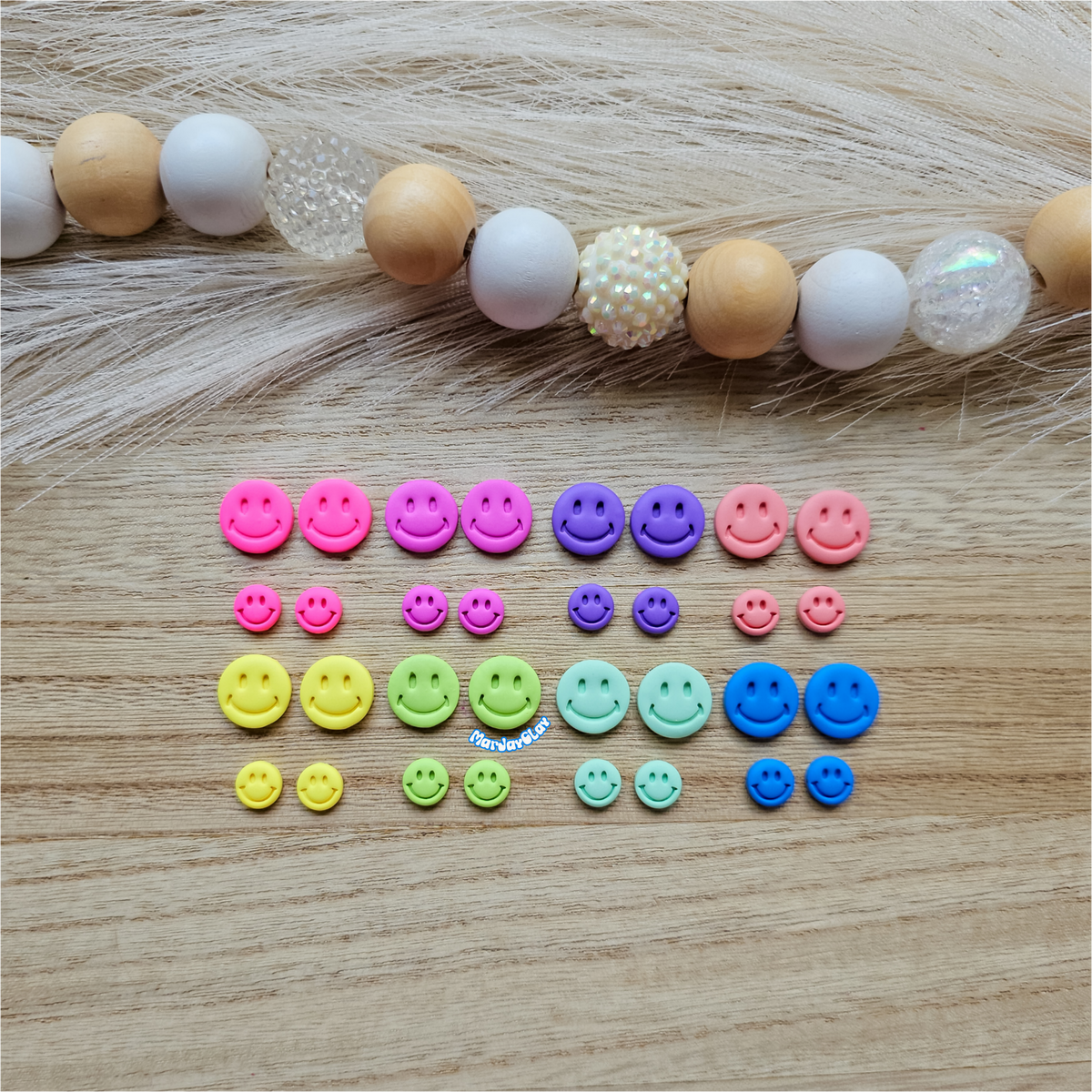 Mini Rag Smile Mini Neon Smiles – marjayclay
